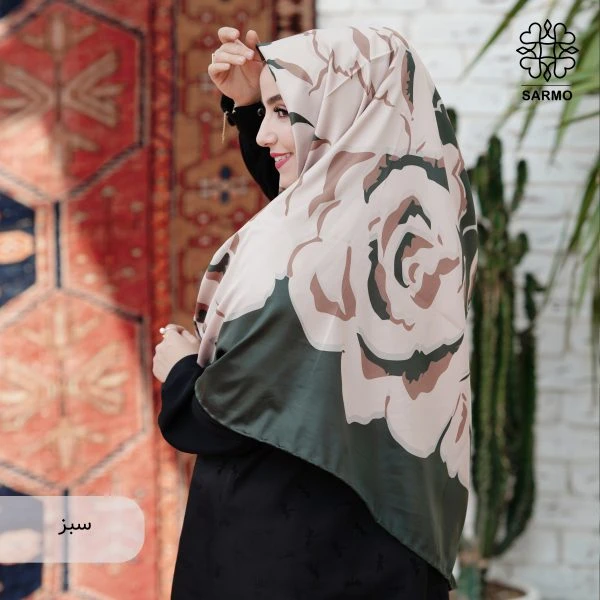 روسری ابریشم کجراه رزالیا - Image 9
