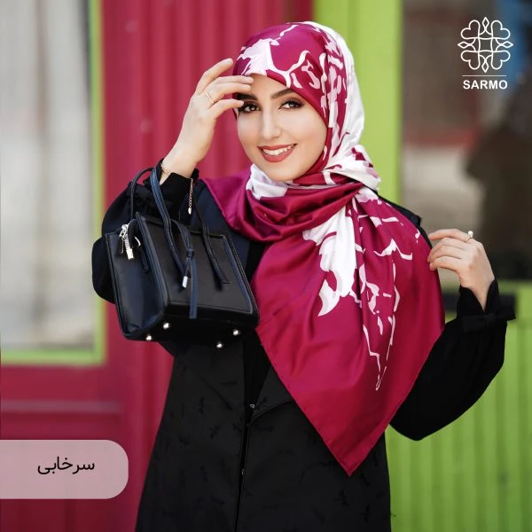روسری ابریشم کجراه رزالیا - Image 14