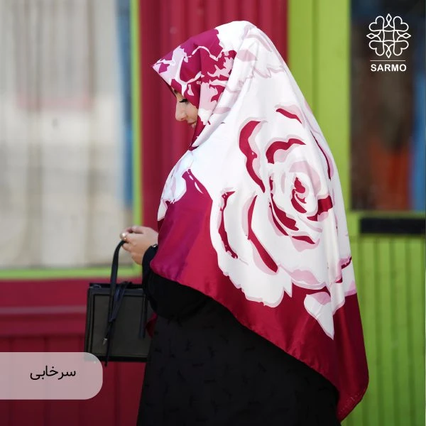 روسری ابریشم کجراه رزالیا - Image 15