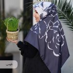 روسری ابریشم کجراه رزالیا - Image 3