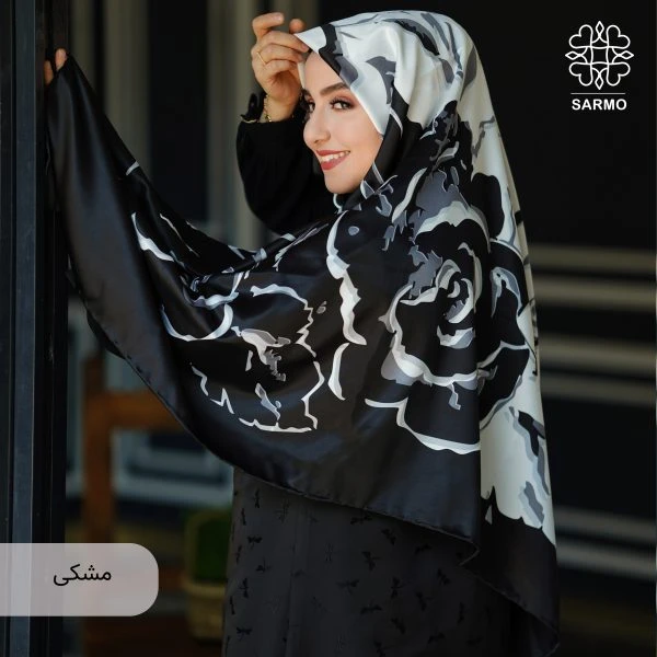 روسری ابریشم کجراه رزالیا - Image 6