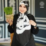 روسری ابریشم کجراه رزالیا - Image 5