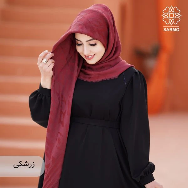 روسری نخ ابریشم گلنار - تصویر 3