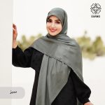 روسری ساتن ابریشم نفیس - Image 8