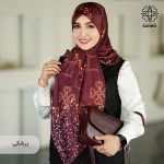 روسری ابریشم کجراه سارمولویی - Image 7