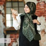 روسری ابریشم کجراه سارمولویی - Image 2