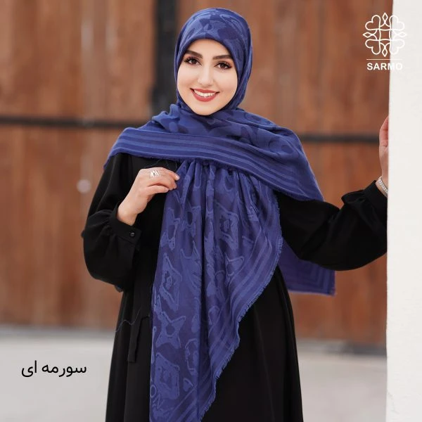 روسری نخ ابریشم گلنار - تصویر 5
