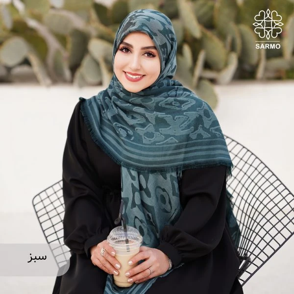 روسری نخ ابریشم گلنار - تصویر 8