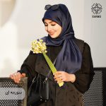 روسری ساتن ابریشم نفیس - Image 4