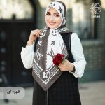 روسری ابریشم کجراه لوورا - Image 10