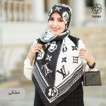 روسری ابریشم کجراه لوورا - Image 4