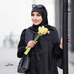 روسری ساتن ابریشم نفیس - Image 2