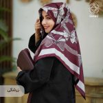 روسری ابریشم کجراه پاپیون - Image 15