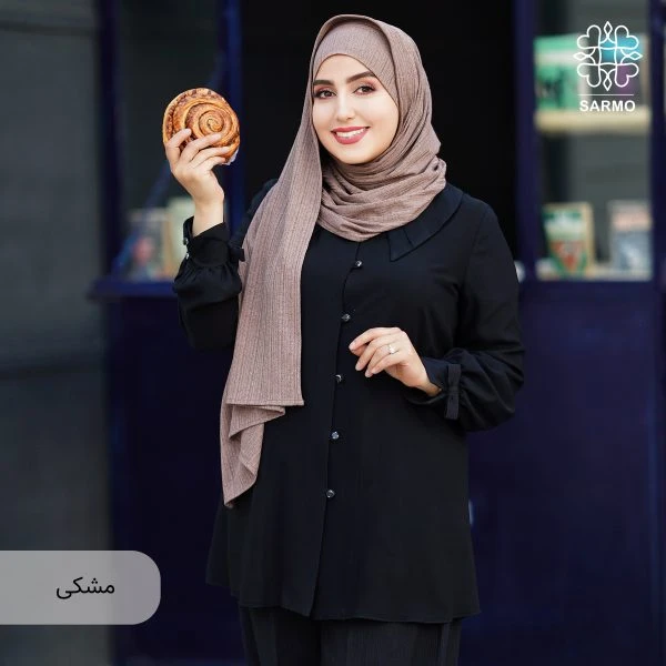 شومیز الیزه پاپیون - Image 8