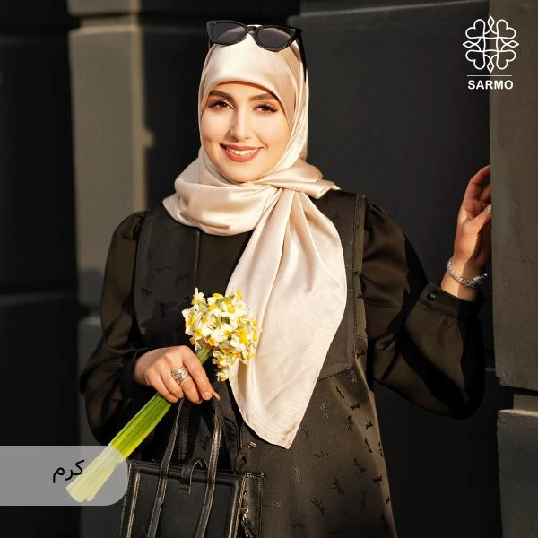روسری ساتن ابریشم نفیس - اقتصادی - تصویر 7
