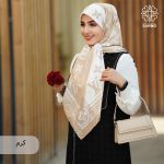 روسری ابریشم کجراه لوورا - Image 2