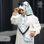 روسری ساتن ابریشم بهارک - Image 2