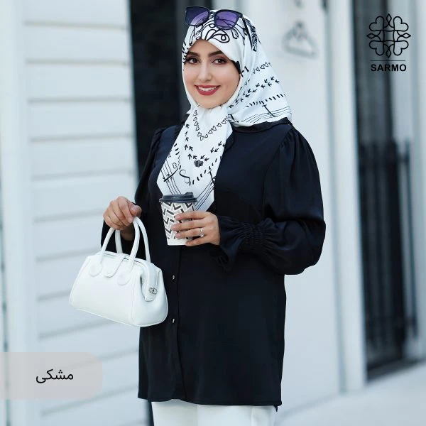 شومیز ساتن بهارک - Image 7