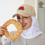 کلاه زنانه اسپرت گلدار - Image 4