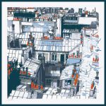 روسری ابریشم کجراه بام خیال - Image 5