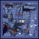 روسری ابریشم کجراه بام خیال - Image 9