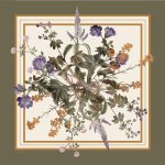 روسری ابریشم کجراه ارغوان - Image 9