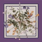 روسری ابریشم کجراه ارغوان - Image 15