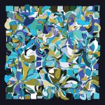 روسری ابریشم کجراه پرنگار - Image 13