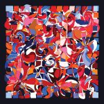 روسری ابریشم کجراه پرنگار - Image 7