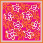 روسری ابریشم کجراه پیونی - Image 9