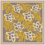 روسری ابریشم کجراه پیونی - Image 5