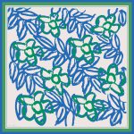 روسری ابریشم کجراه پیونی - Image 3