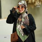 روسری ابریشم کجراه بام خیال - Image 6