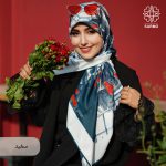 روسری ابریشم کجراه بام خیال - Image 4