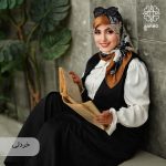 روسری ابریشم کجراه بنا - Image 16