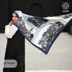 روسری ابریشم کجراه بنا - Image 13