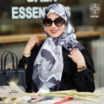 روسری ابریشم کجراه پرنگار - Image 16