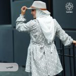 ست شومیز و شلوار و وست شکوفه - Image 28