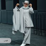 ست شومیز و شلوار و وست شکوفه - Image 18