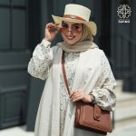 ست شومیز و شلوار و وست شکوفه - Image 23