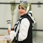 روسری ابریشم کجراه دریا - Image 3