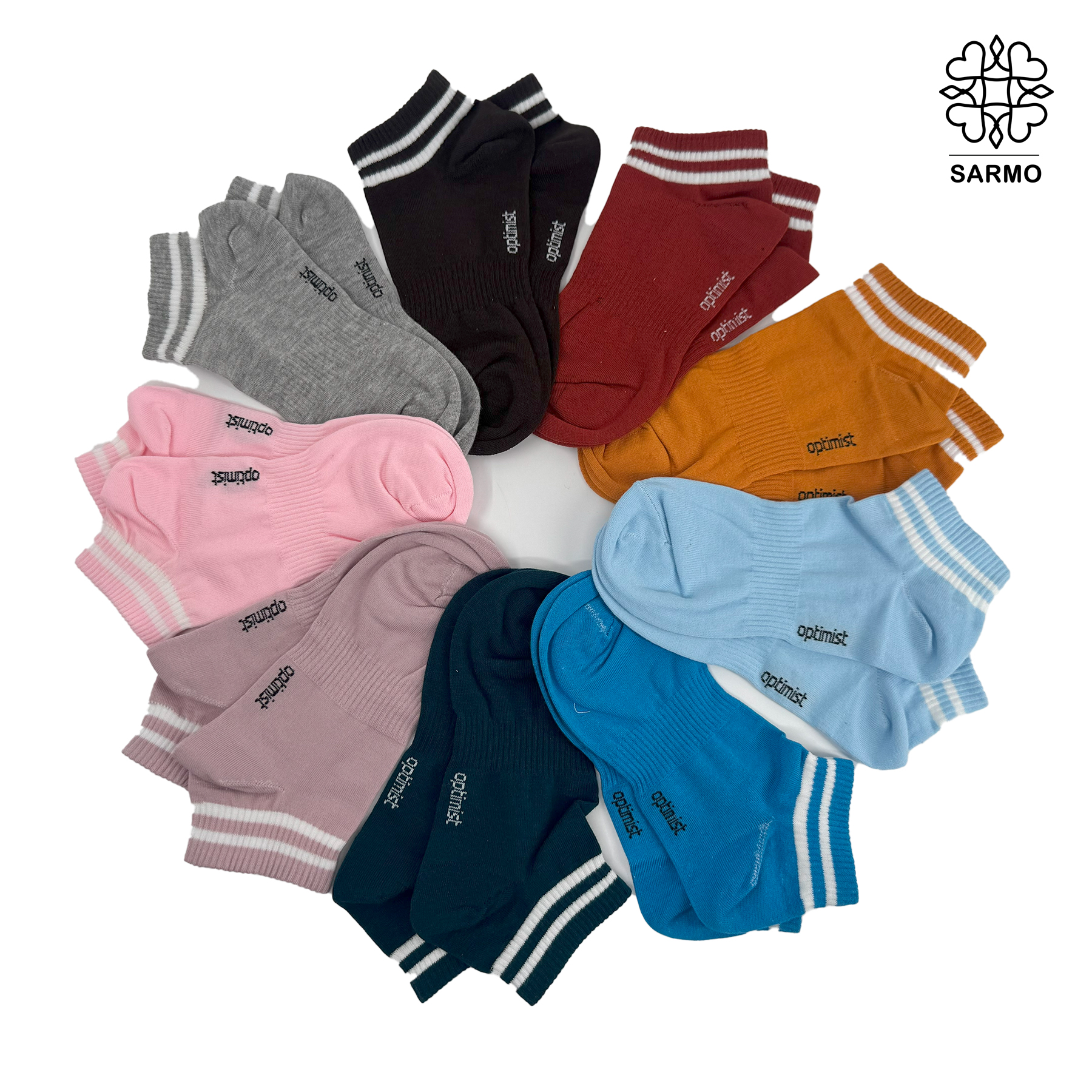 دوخط ورزشی مچی 1 جوراب دوخط ورزشی مچی - Image 1