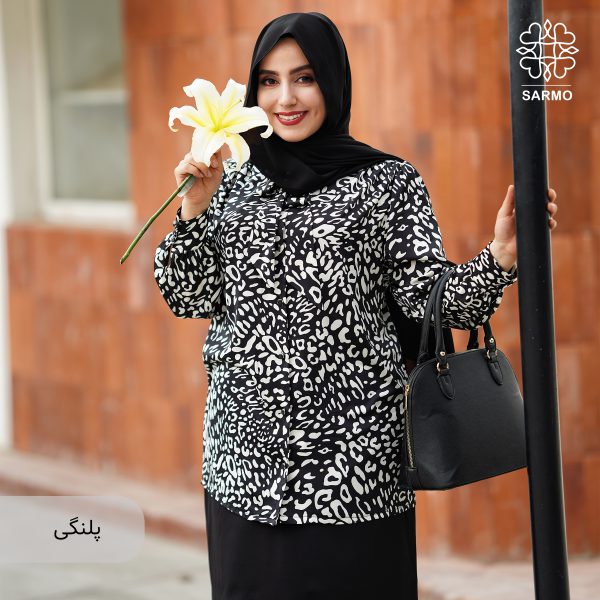شومیز ساتن فلور - Image 2