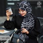 روسری ابریشم کجراه نوا - Image 3