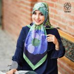 روسری ابریشم کجراه گلبهار-اقتصادی - Image 2