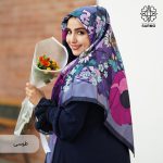 روسری ابریشم کجراه گلبهار-اقتصادی - Image 8