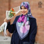 روسری ابریشم کجراه گلبهار-اقتصادی - Image 7