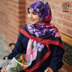 روسری ابریشم کجراه گلبهار-اقتصادی - Image 5