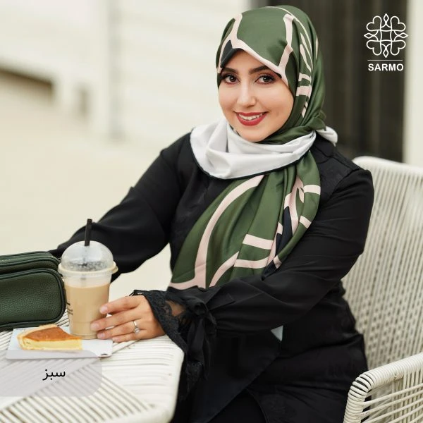 روسری ابریشم کجراه گلرخ - اقتصادی - Image 11