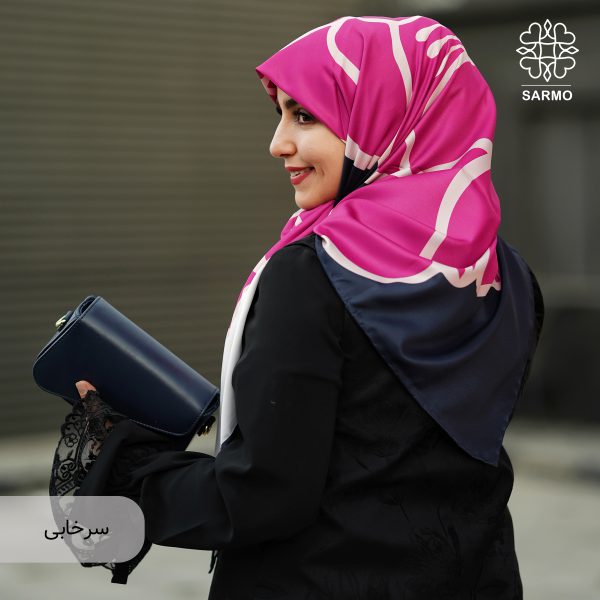 روسری ابریشم کجراه گلرخ - اقتصادی - Image 6